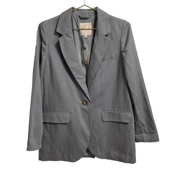 Madewell The Larsen Single Button Blazer in Drapeweave Size MED NEW - Picture 2 of 9